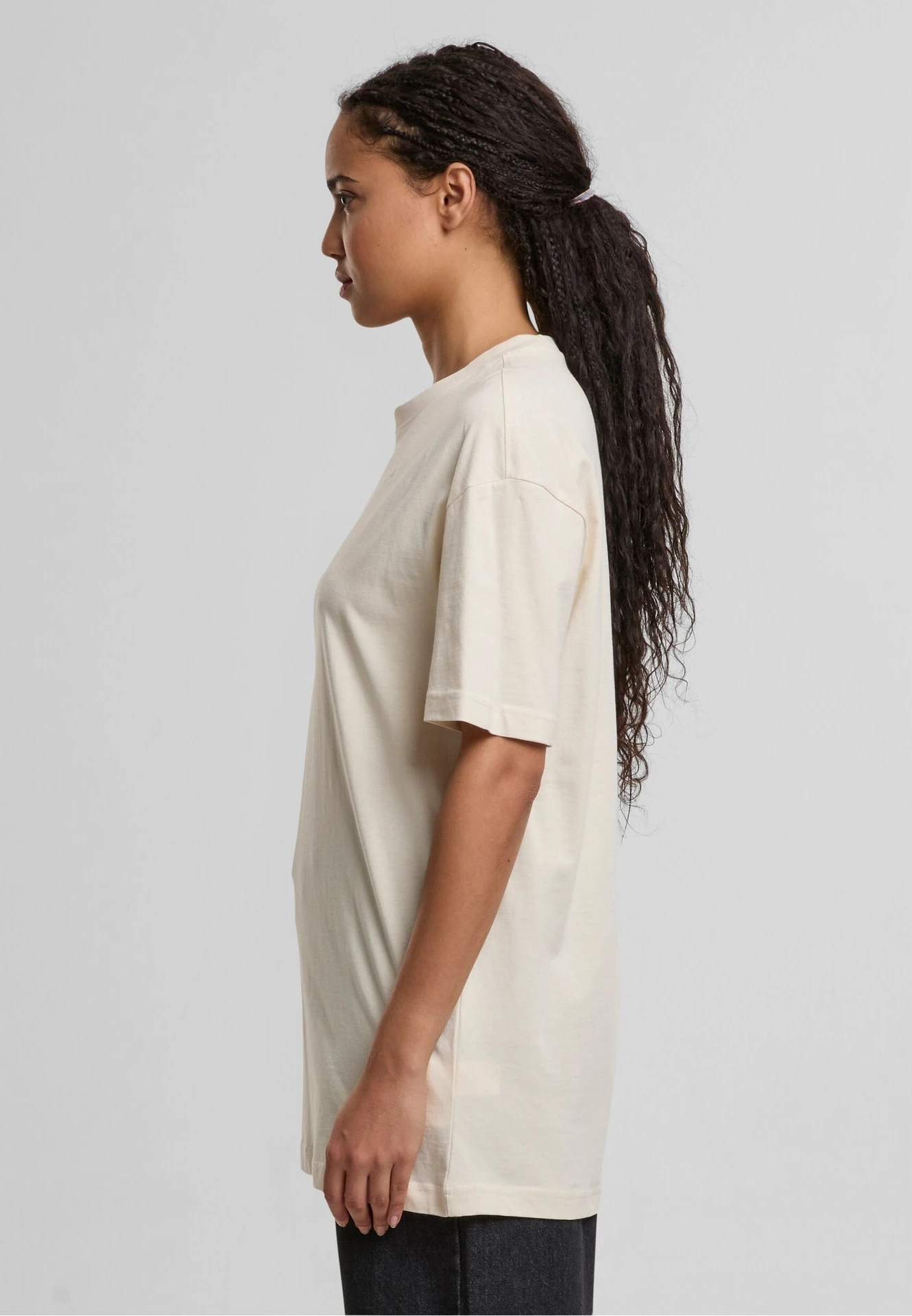 Build Your Brand Ladies Oversized Boyfriend Tee
