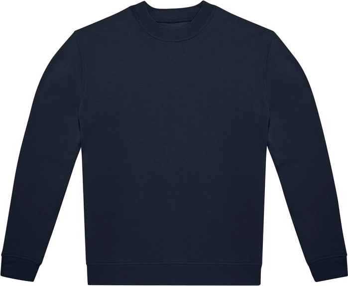 bc-wg007-id.222-crew-sweatshirt-navy-front-2 B&C ID.222 Crew Sweatshirt