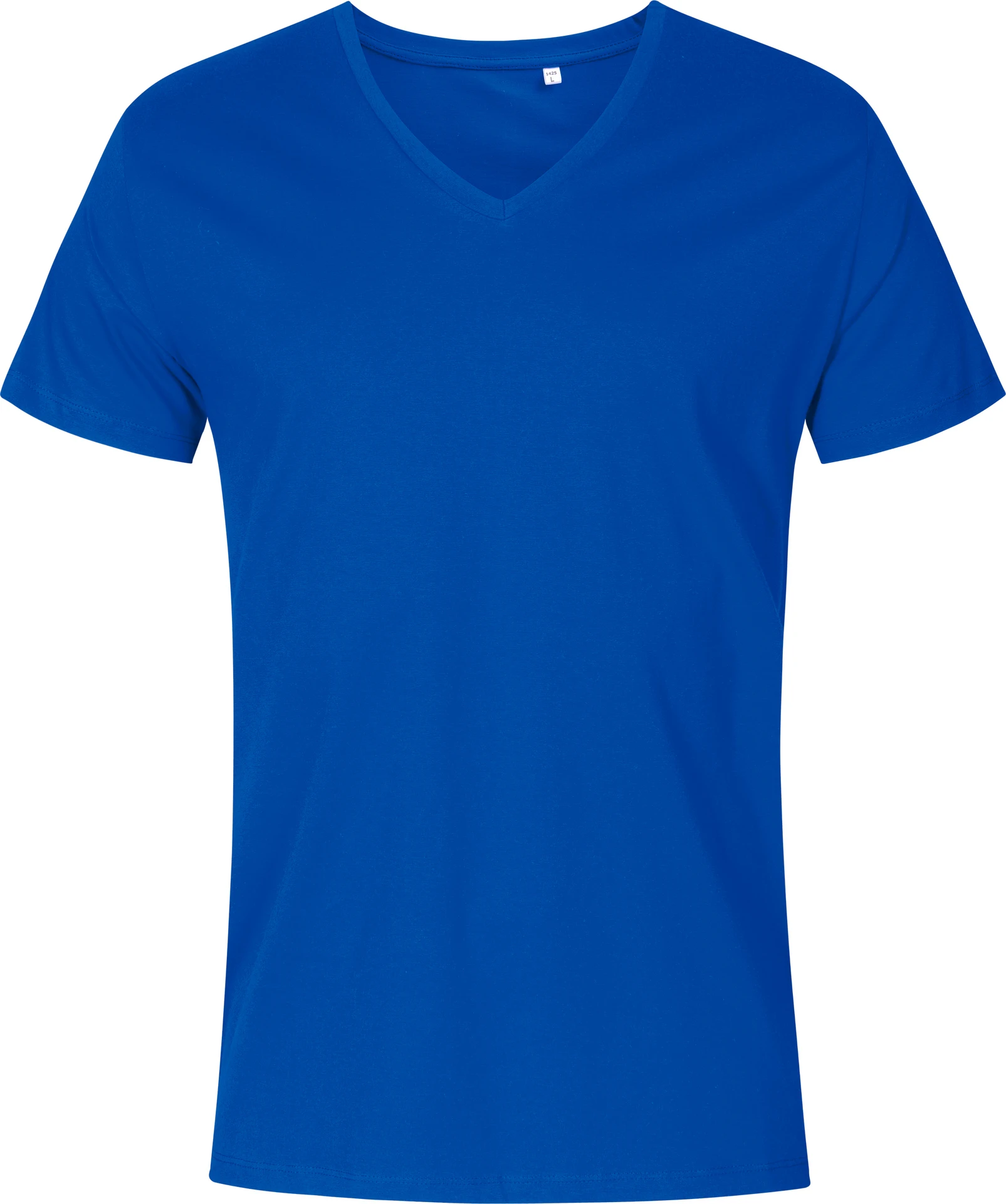 promodoro-1425-mens-v-neck-t-shirt-azureblue-front-3 Promodoro X.O Men´s V-Neck T-Shirt