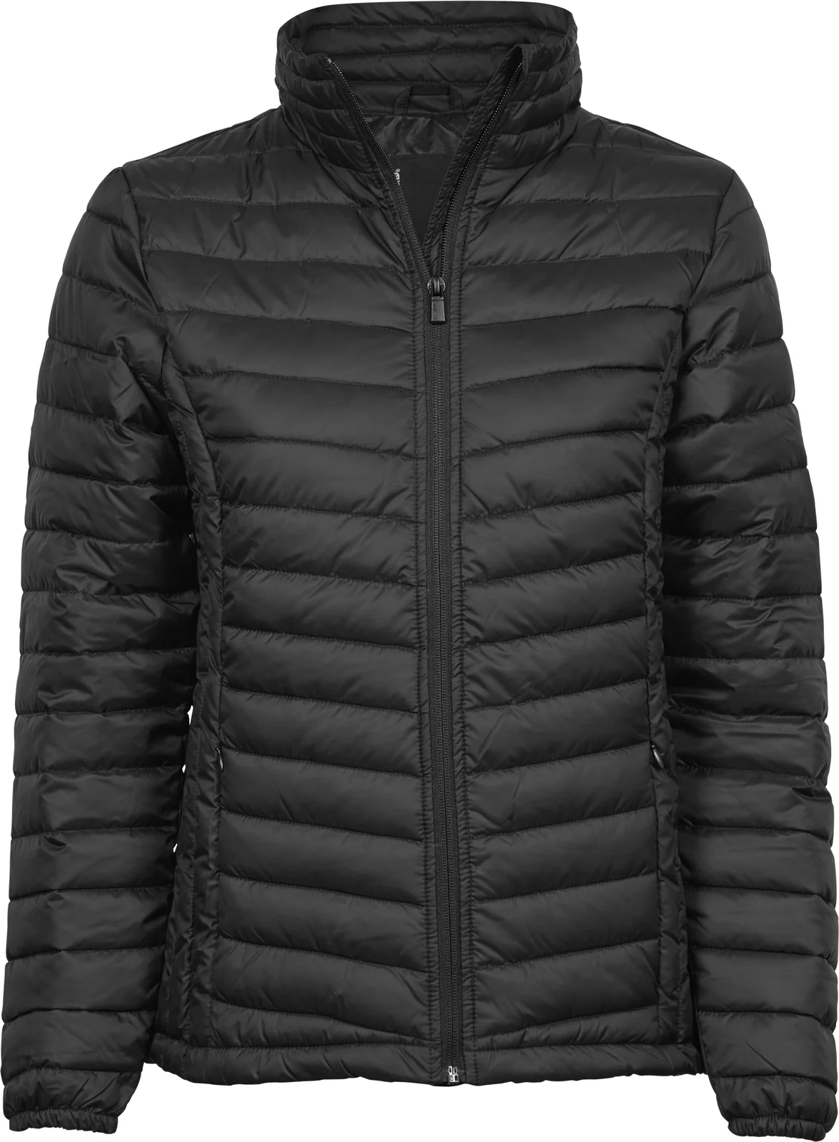 tee-jays-9631-womens-zepelin-jacket-black-front-1 Tee Jays Woman's Zepelin Jacket