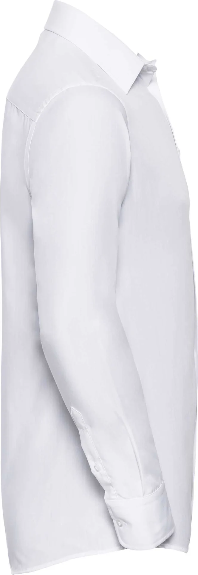 Russell Men's Long Sleeve Polycotton Easy Care Tailored Poplin Shirt