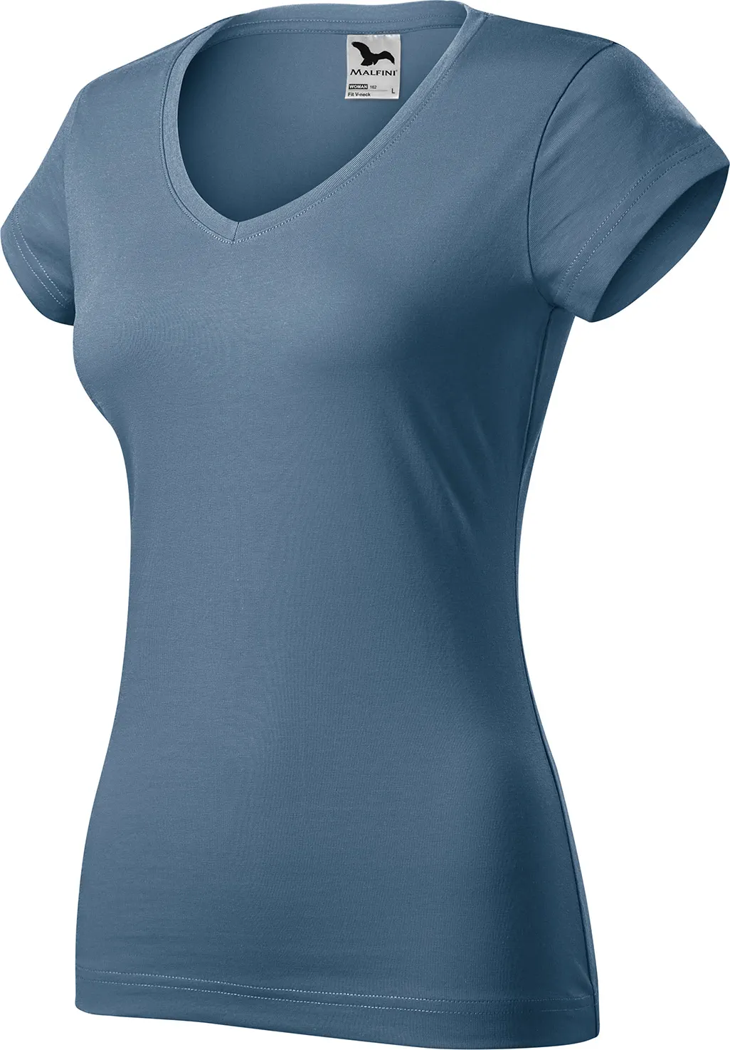 MALFINI T-Shirt Damen Fit V-Neck 162