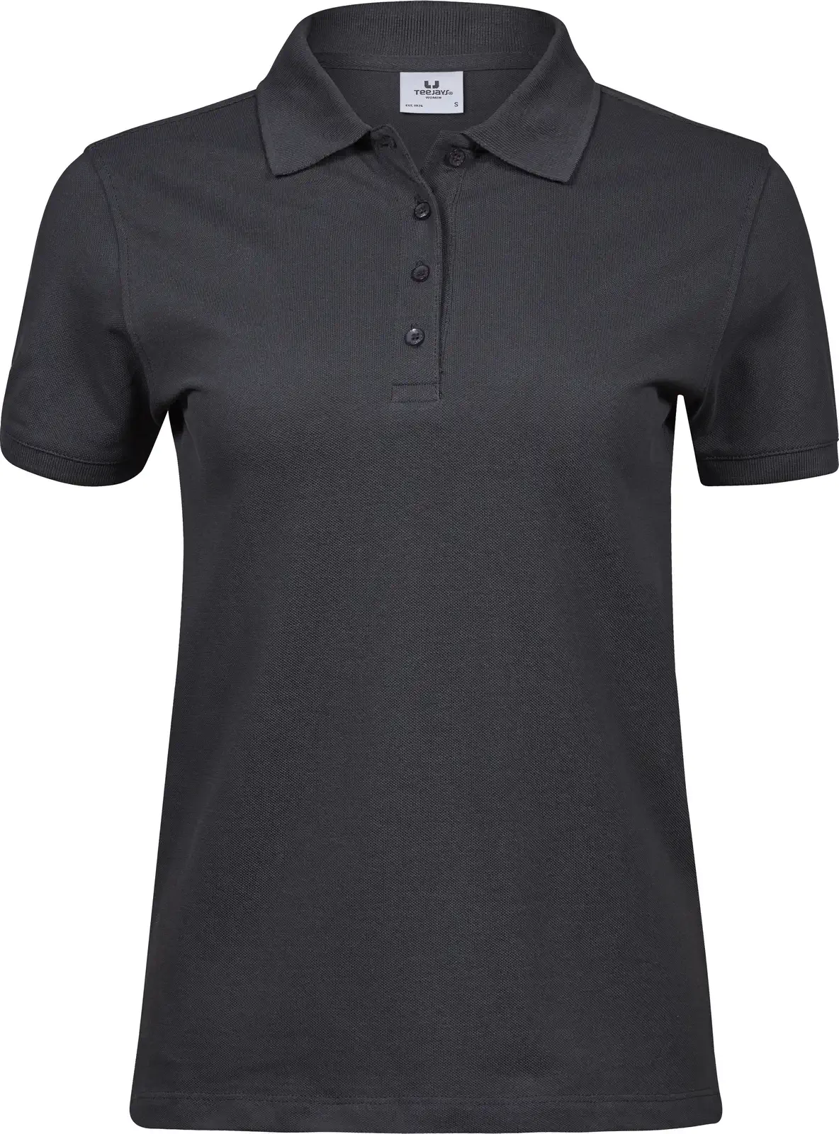 tee-jays-1401-womens-heavy-poloshirt-darkgrey-front-1 Tee Jays Ladies` Heavy Polo