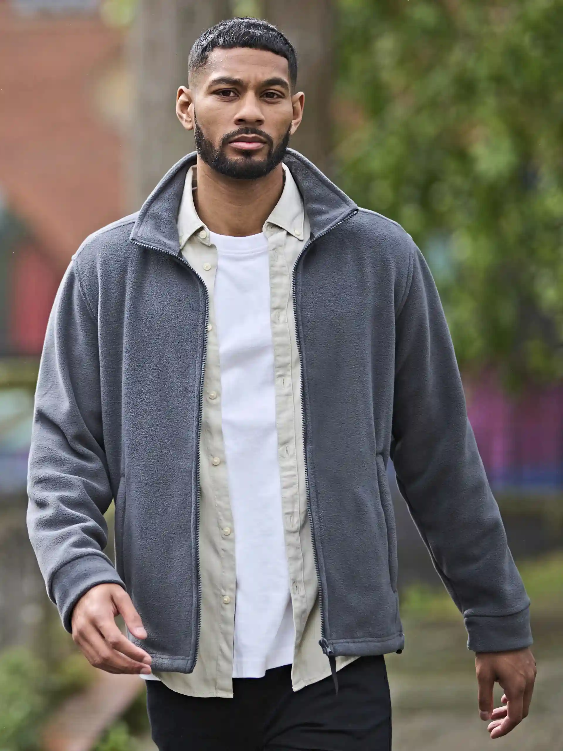 regatta-trf570-classic-fleece-seal-grey-solid-model-1 Regatta Classic Fleece