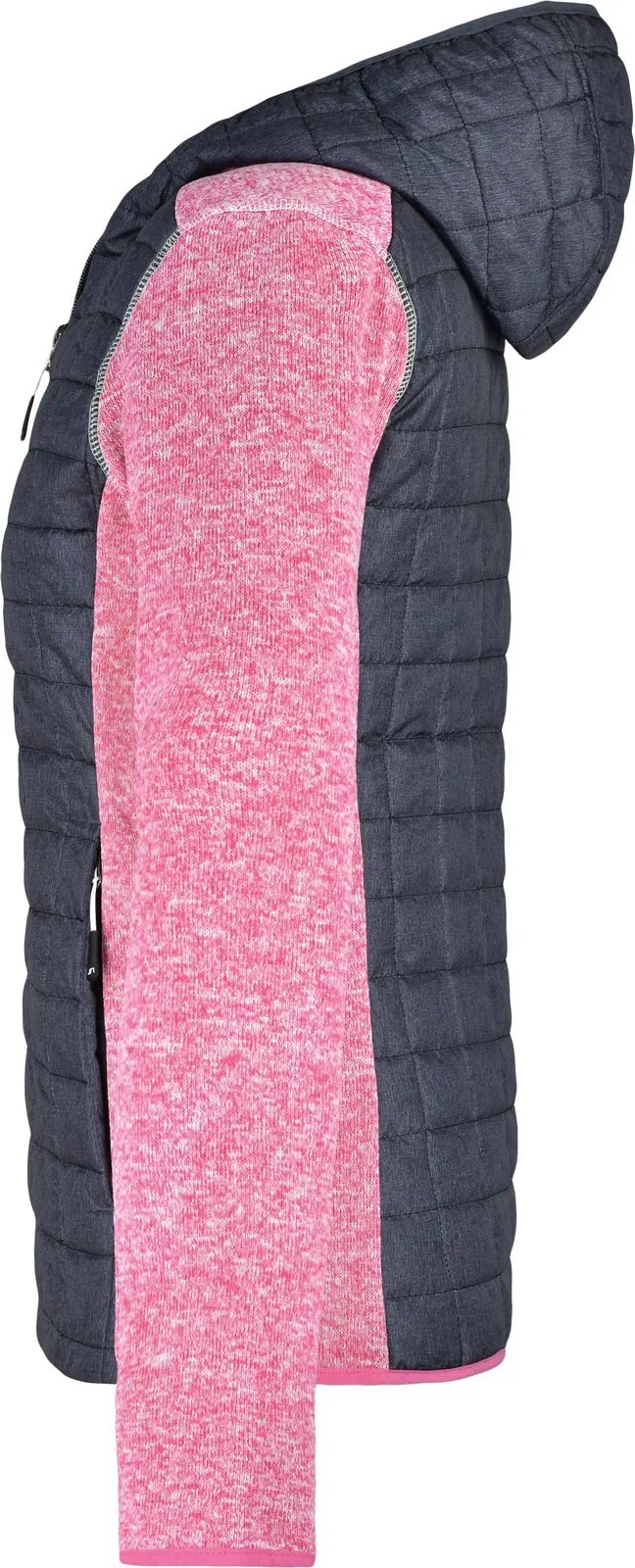 James & Nicholson Ladies Knitted Hybrid Jacket