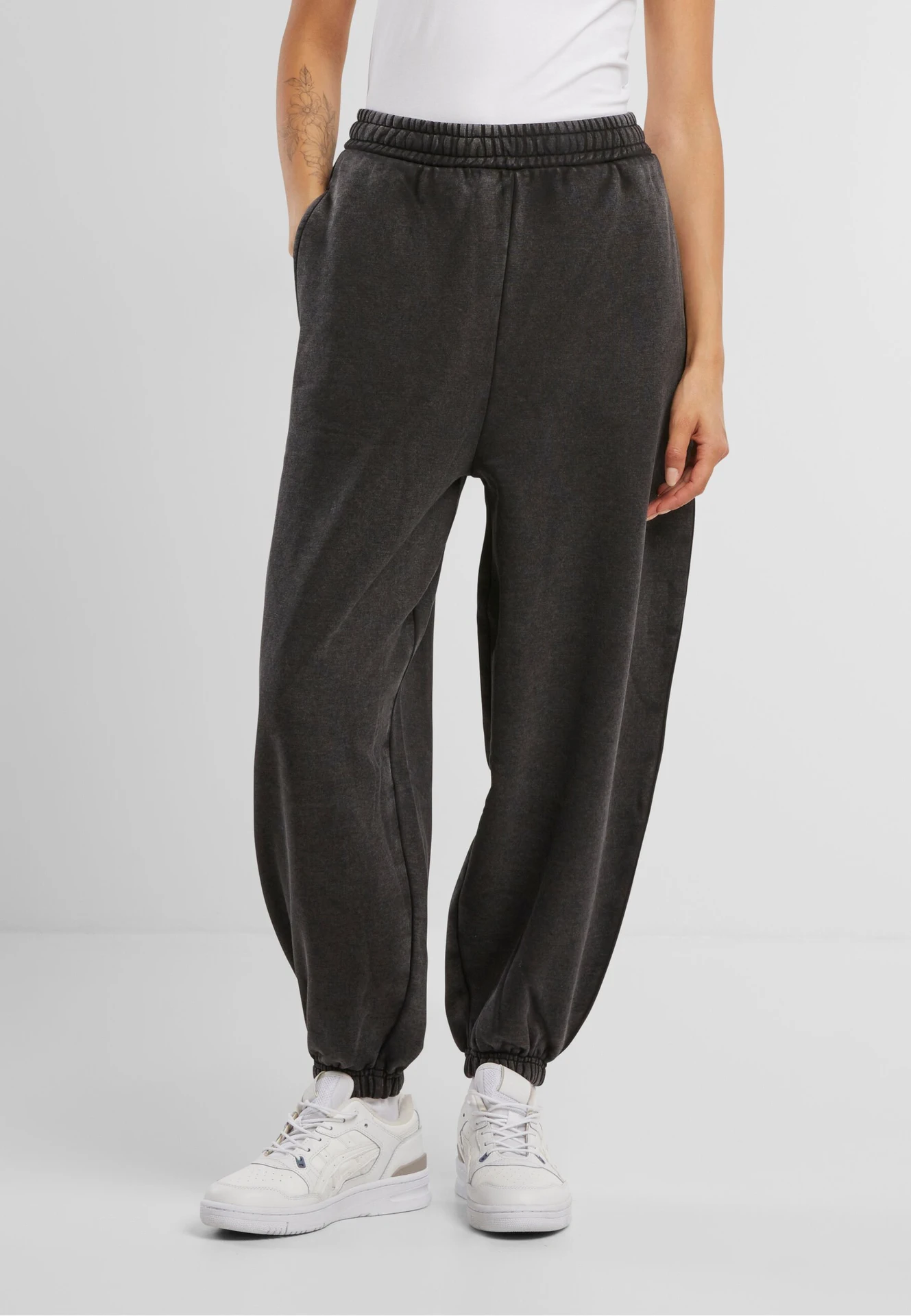 Build Your Brand Ladies Vintage Heavy Sweatpants