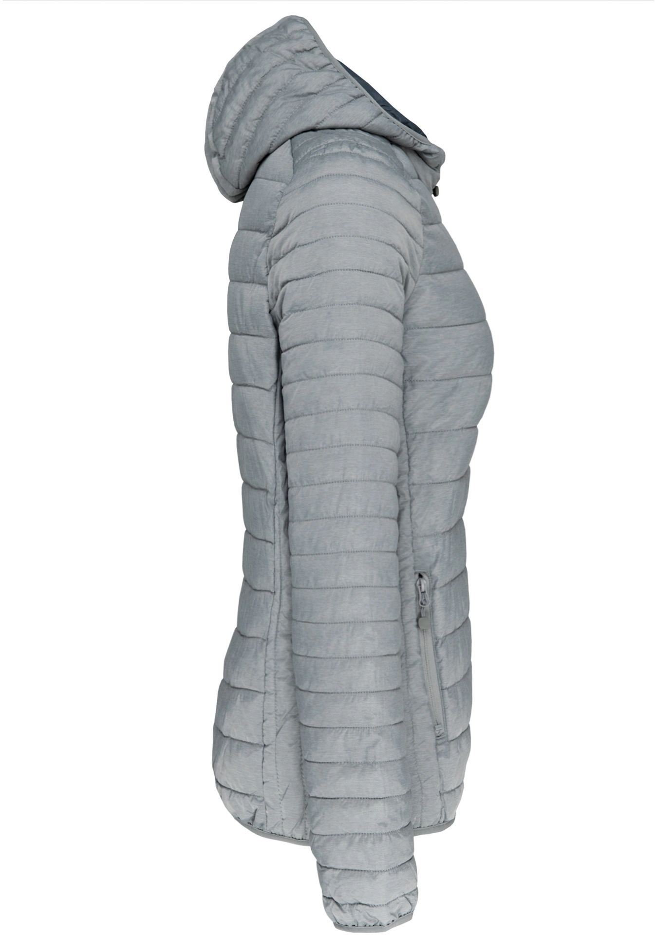 kariban-K6111-leichte-damen-kapuzen-steppjacke-marlsilver-right-5 Kariban Leichte Damen Kapuzen Steppjacke