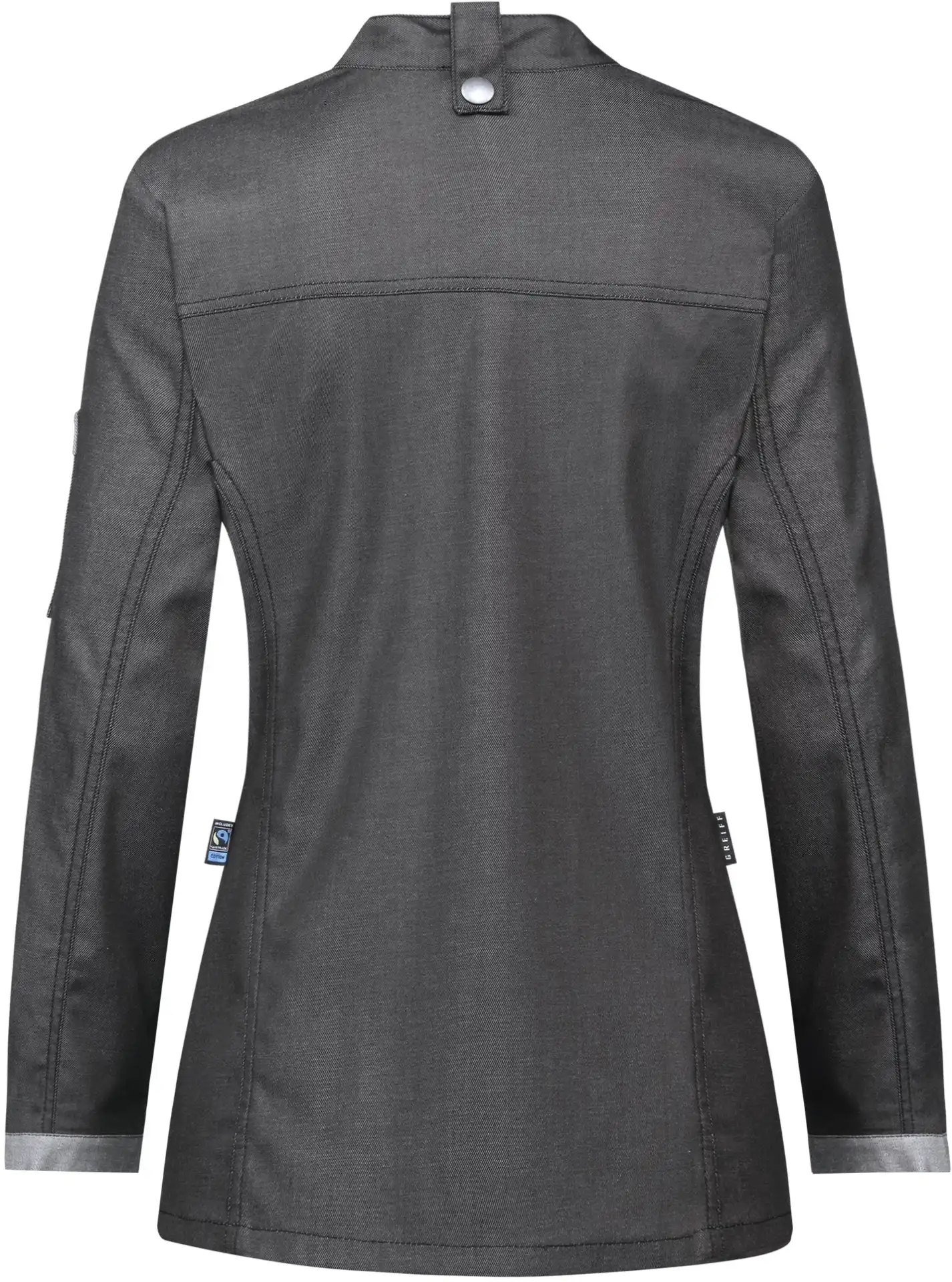 GREIFF Damen Kochjacke im Bikerstyle Regular Fit