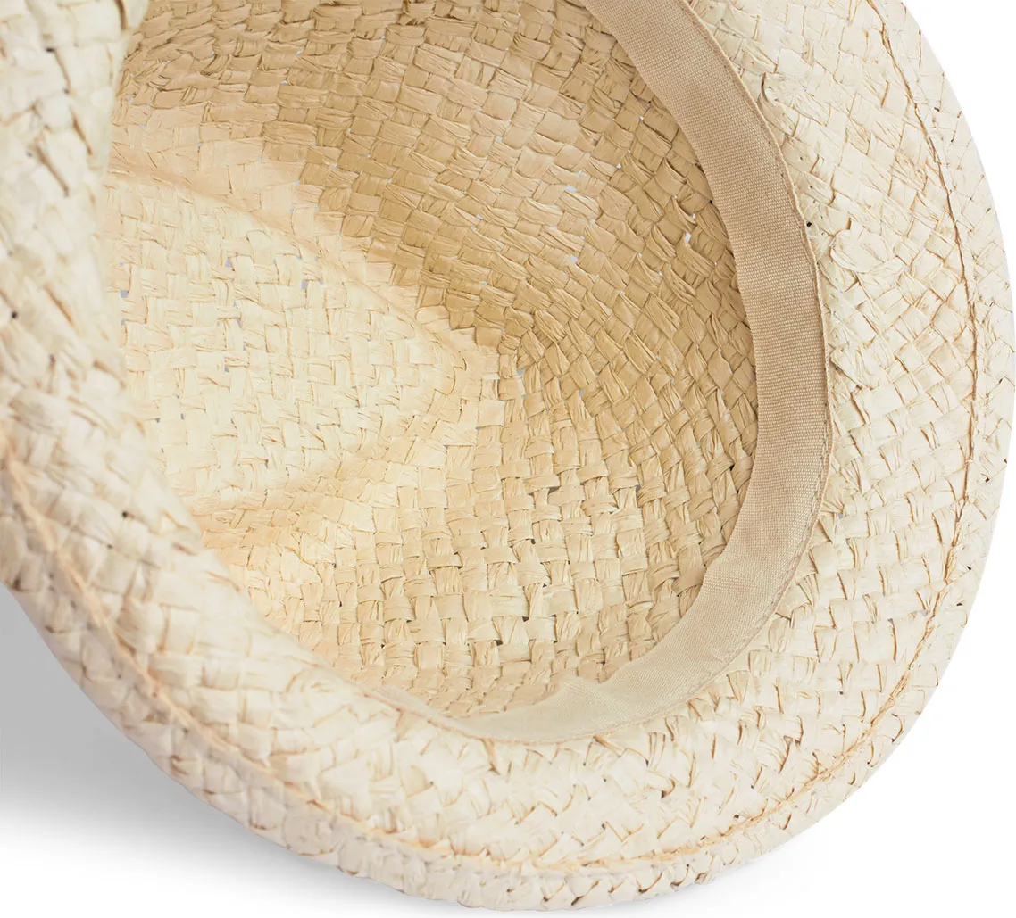 beechfield-b720-festival-trilby-natural-detail-7 Beechfield Festival Trilby