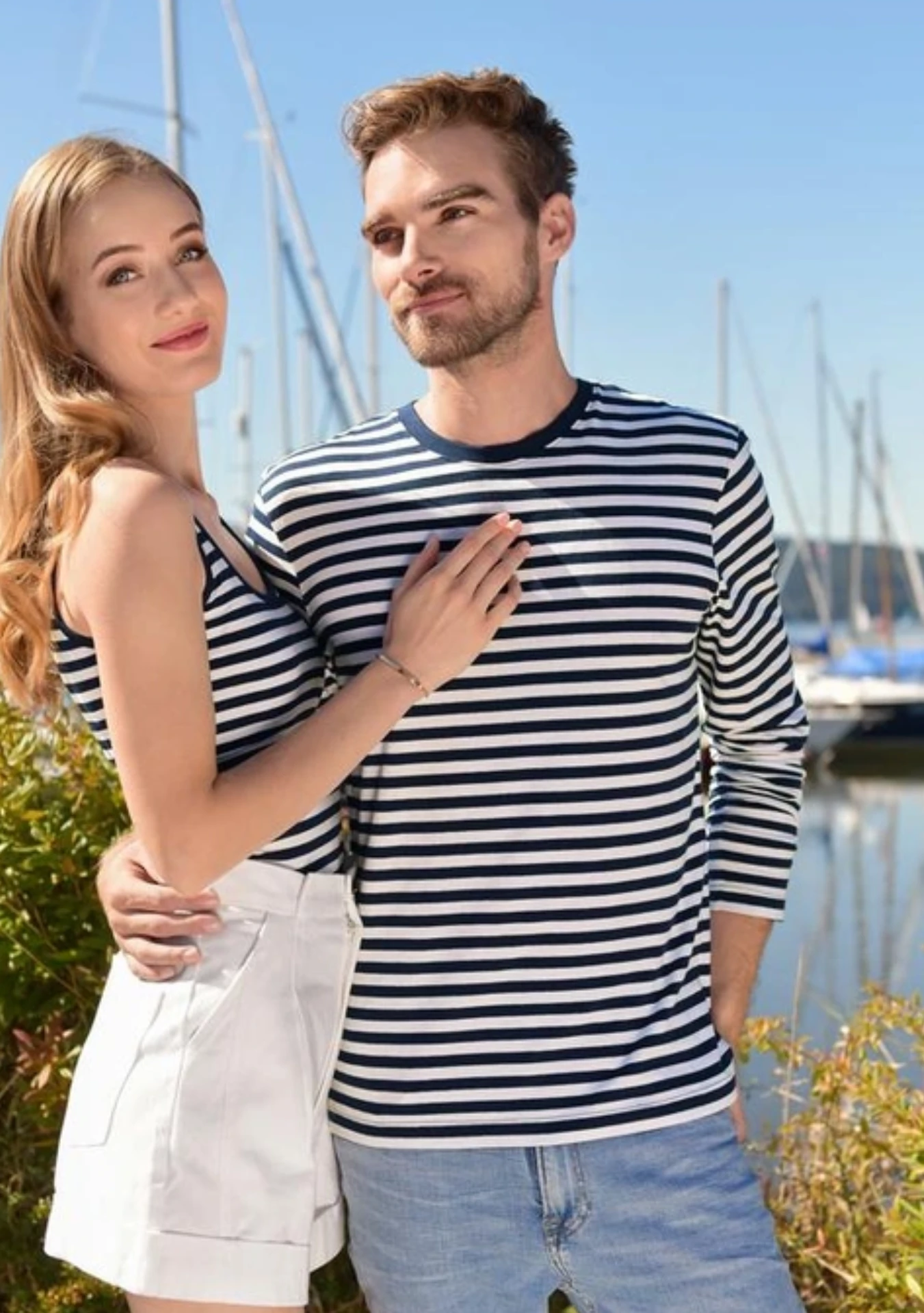 malfini-807-sailor-ls-t-shirt-marineblau-model-0 MALFINI T-Shirt Sailor LS 807