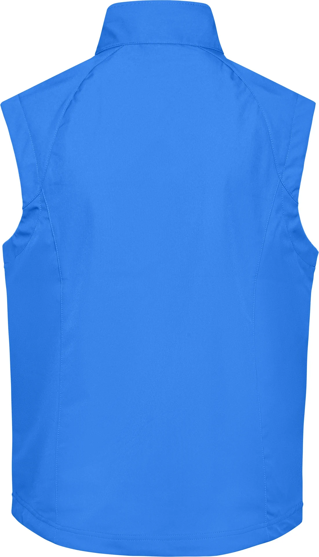 jn1022-mens-softshell-vest-azur-back-5 James & Nicholson Men's Stretch Softshell Vest