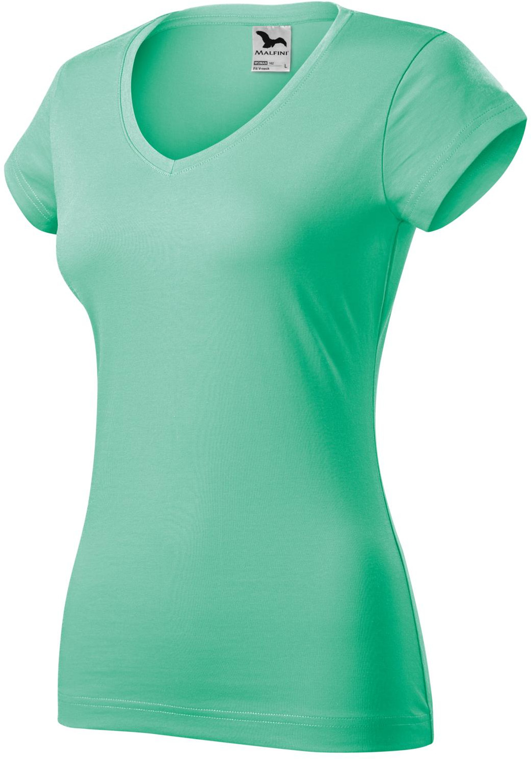 MALFINI T-Shirt Damen Fit V-Neck 162