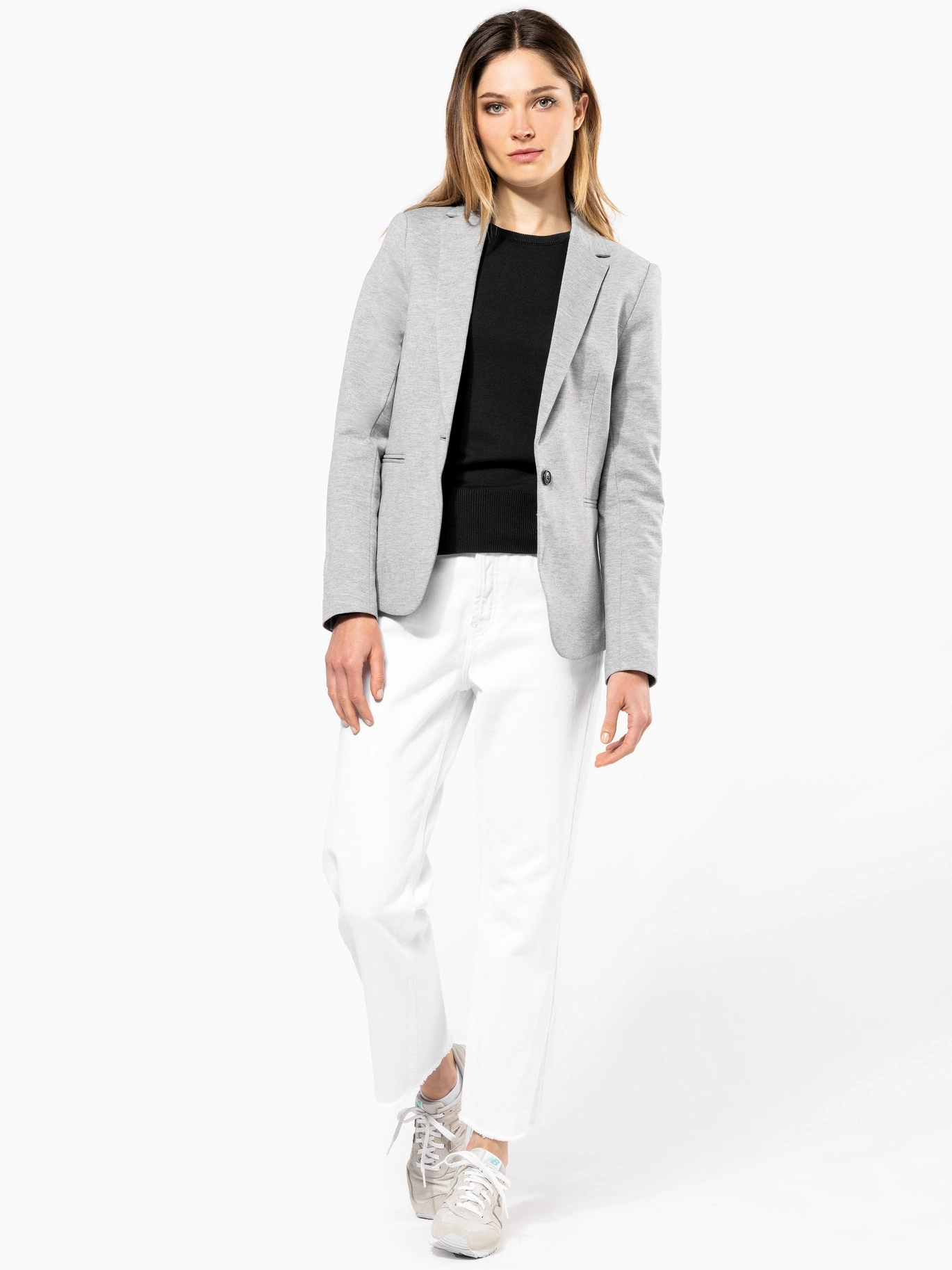 kariban-K6133-damen-blazer-model-1 Kariban Damen Blazer