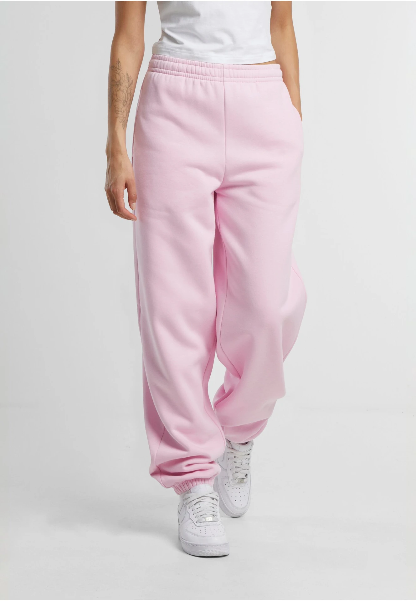 Build Your Brand Ladies Fluffy Sweatpants