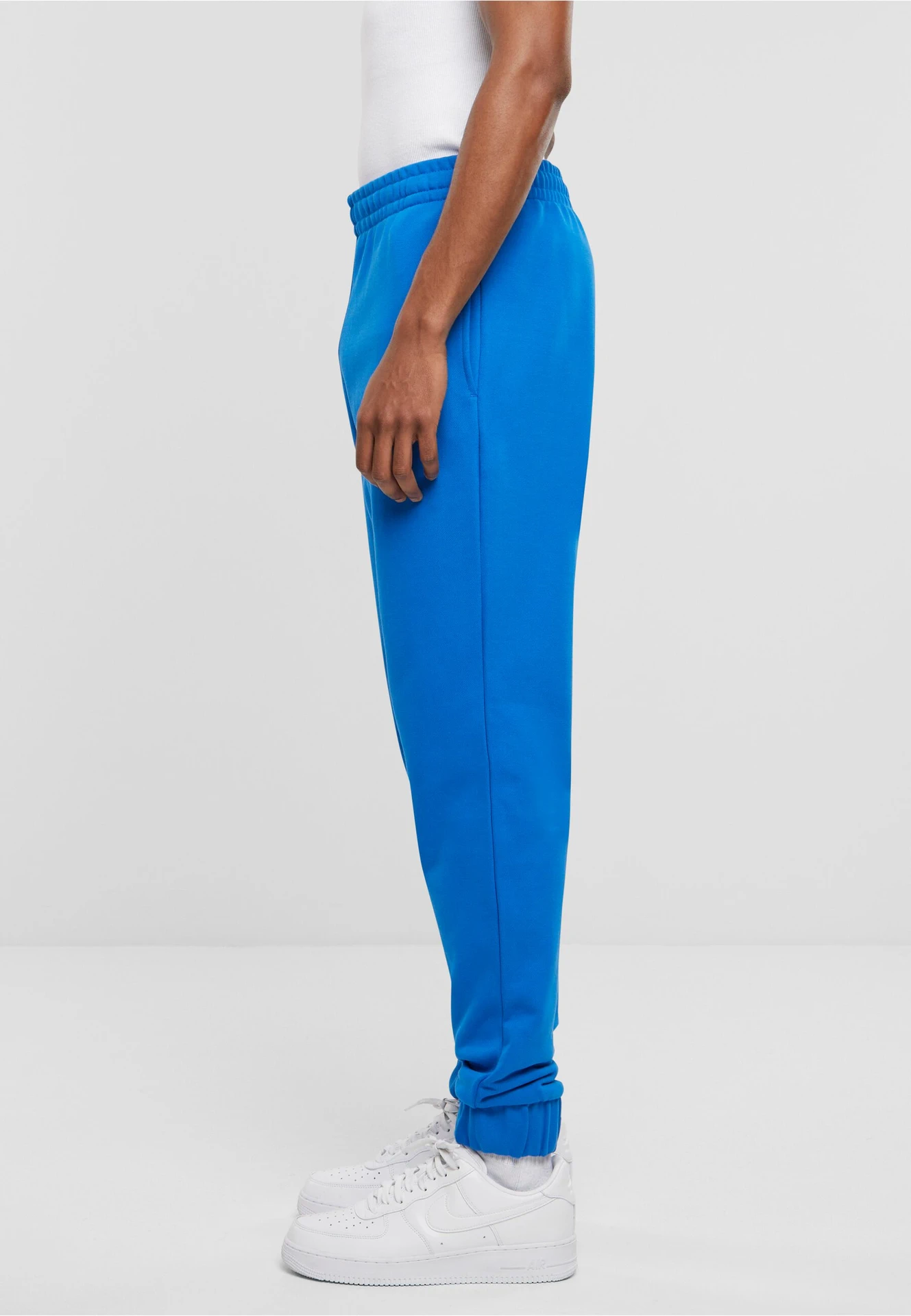 BYB-BY245-mens-ultra-heavy-sweatpants-cobaltblue-model-1 Build Your Brand Ultra Heavy Sweatpants