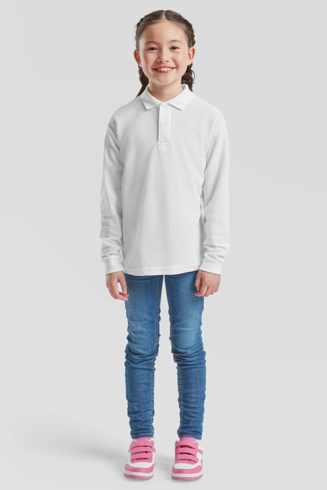 F.O.L. Long Sleeve 65/35 Polo Kids