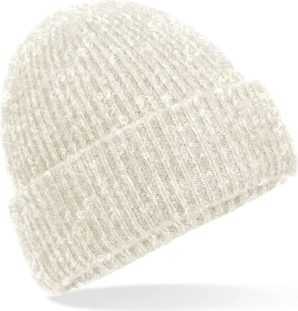 beechfield-b386-cosy-ribbed-beanie-almondmarl-front-2 Beechfield Cosy Ribbed Beanie