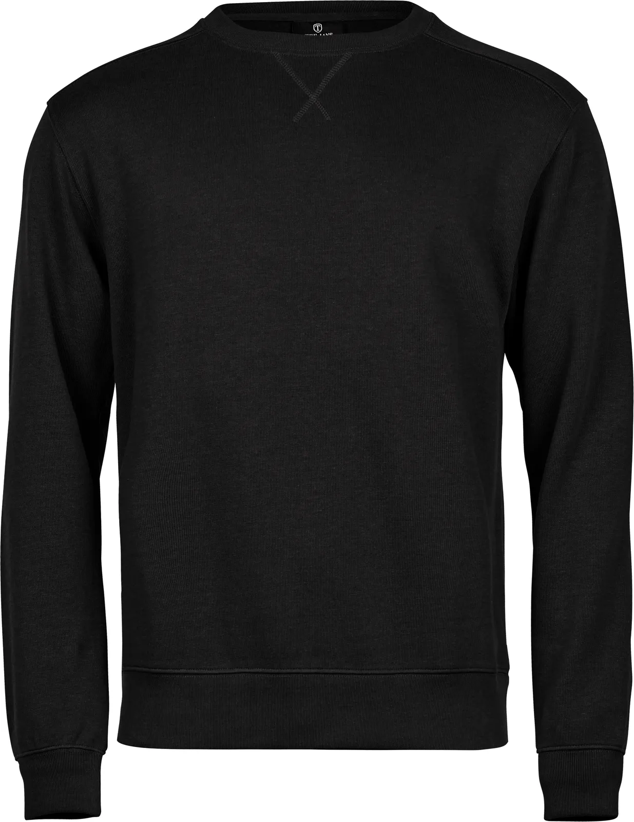 Tee Jays Ribbed Interlock Crew Neck