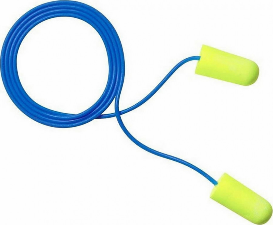 3M E-A-R Gehörschutzstöpsel Soft Yellow Neons mit Kordel 200 Paar