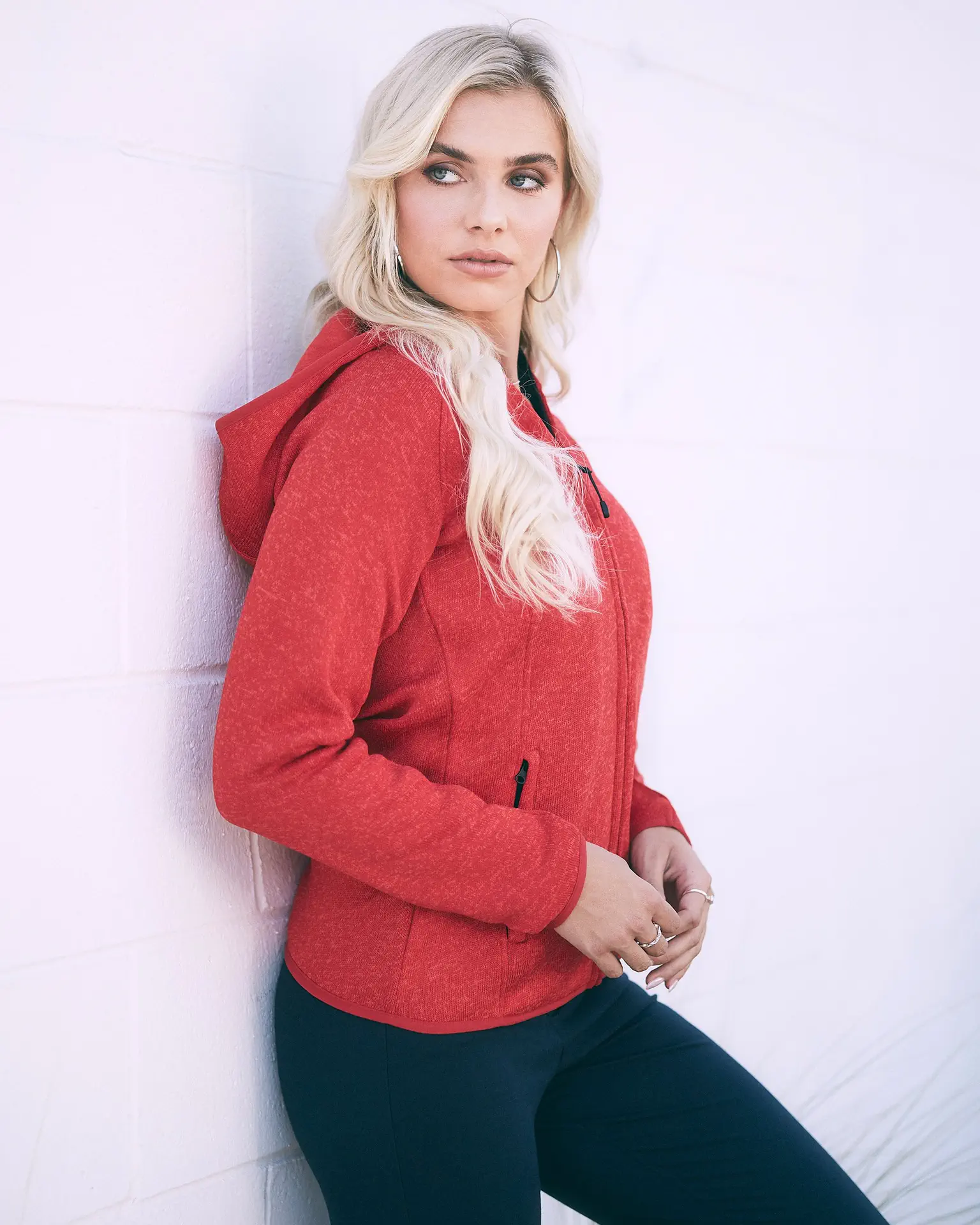 Stedman Lux Hooded Knitfleece Jacket Women