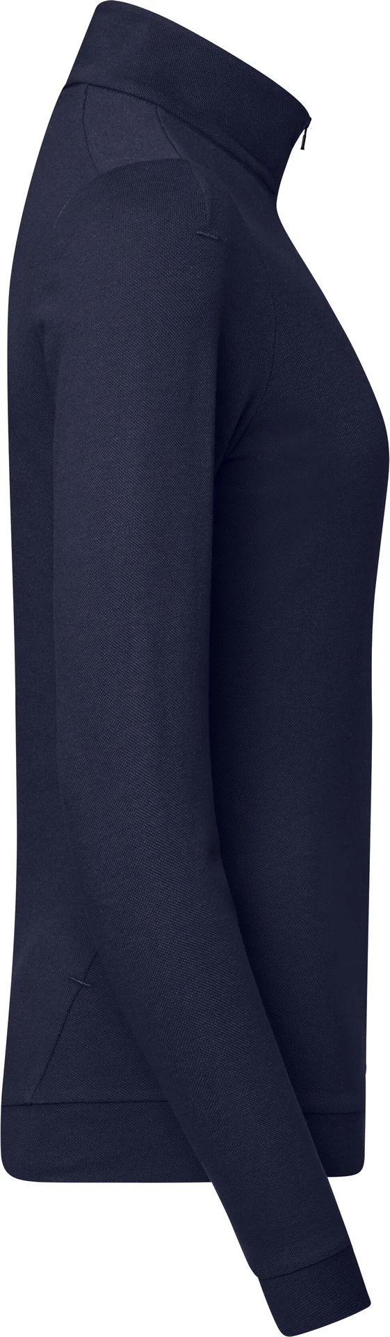 HAKRO Damen Zip-Longsleeve 335 Piqué MIKRALINAR® ECO