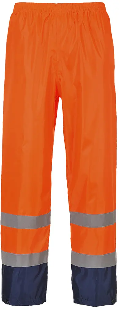 PORTWEST H444 Klassische Kontrast Warnschutz-Regenhose