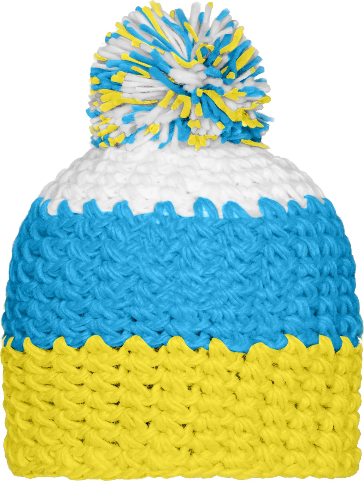 daiber Crocheted Cap With Pompon
