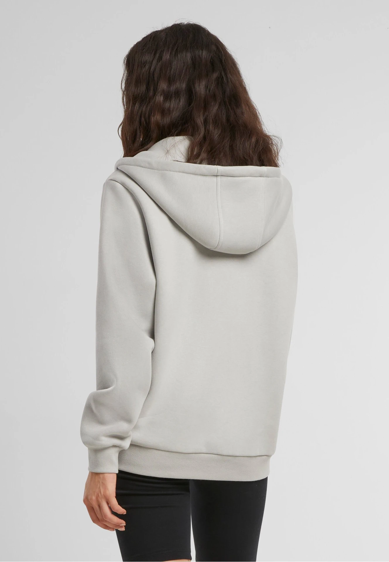 Build Your Brand Ladies Fluffy Zip Hoody