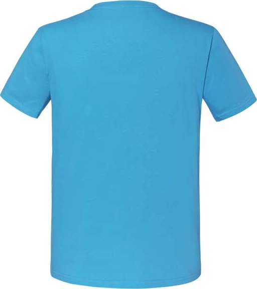 fruit-of-the-loom-61-422-0-iconic-195-ringspun-premium-t-shirt-azureblue-6 F.O.L. Iconic 195 T