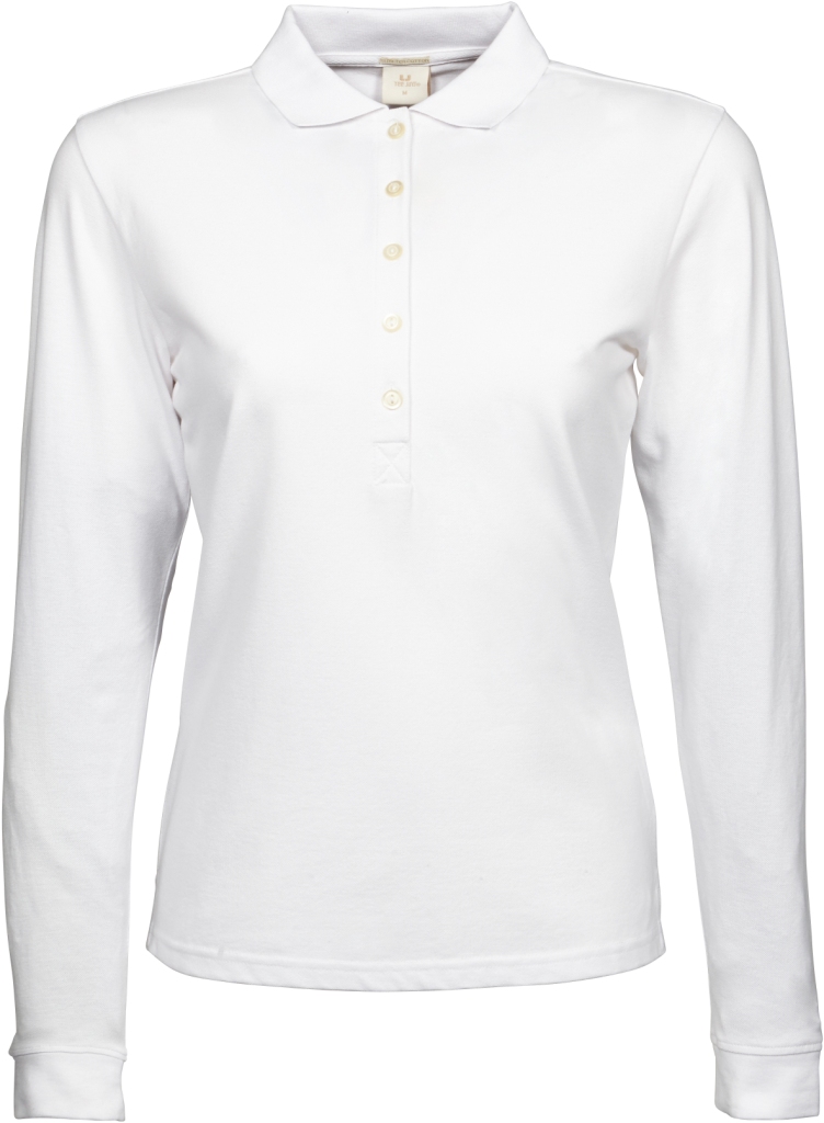 TEE JAYS Ladies Luxury Stretch Long Sleeve Polo TEE JAYS Ladies Luxury Stretch Long Sleeve Polo