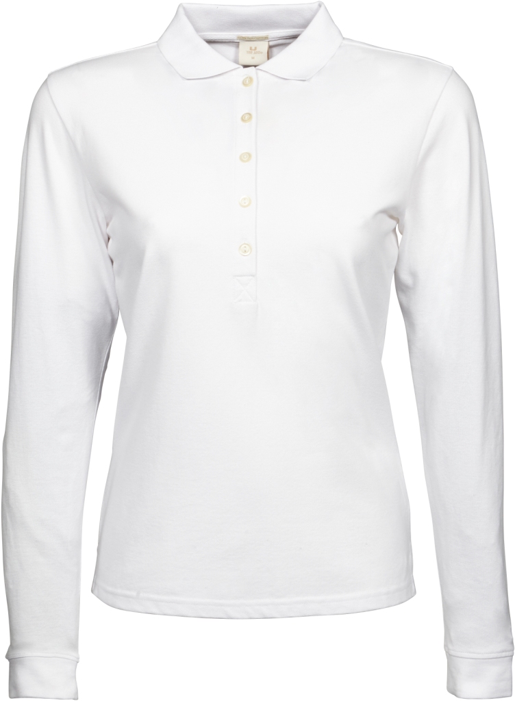 TEE JAYS Ladies Luxury Stretch Long Sleeve Polo