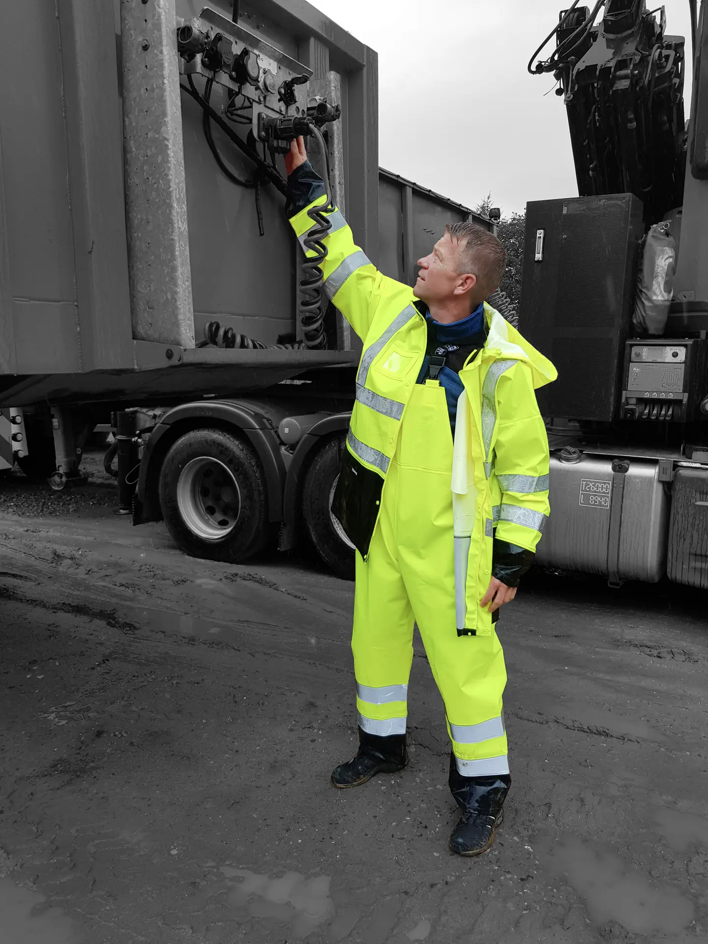 Lyngsøe FR-LR6029 Flammhemmende Hi-Vis Regenlatzhose