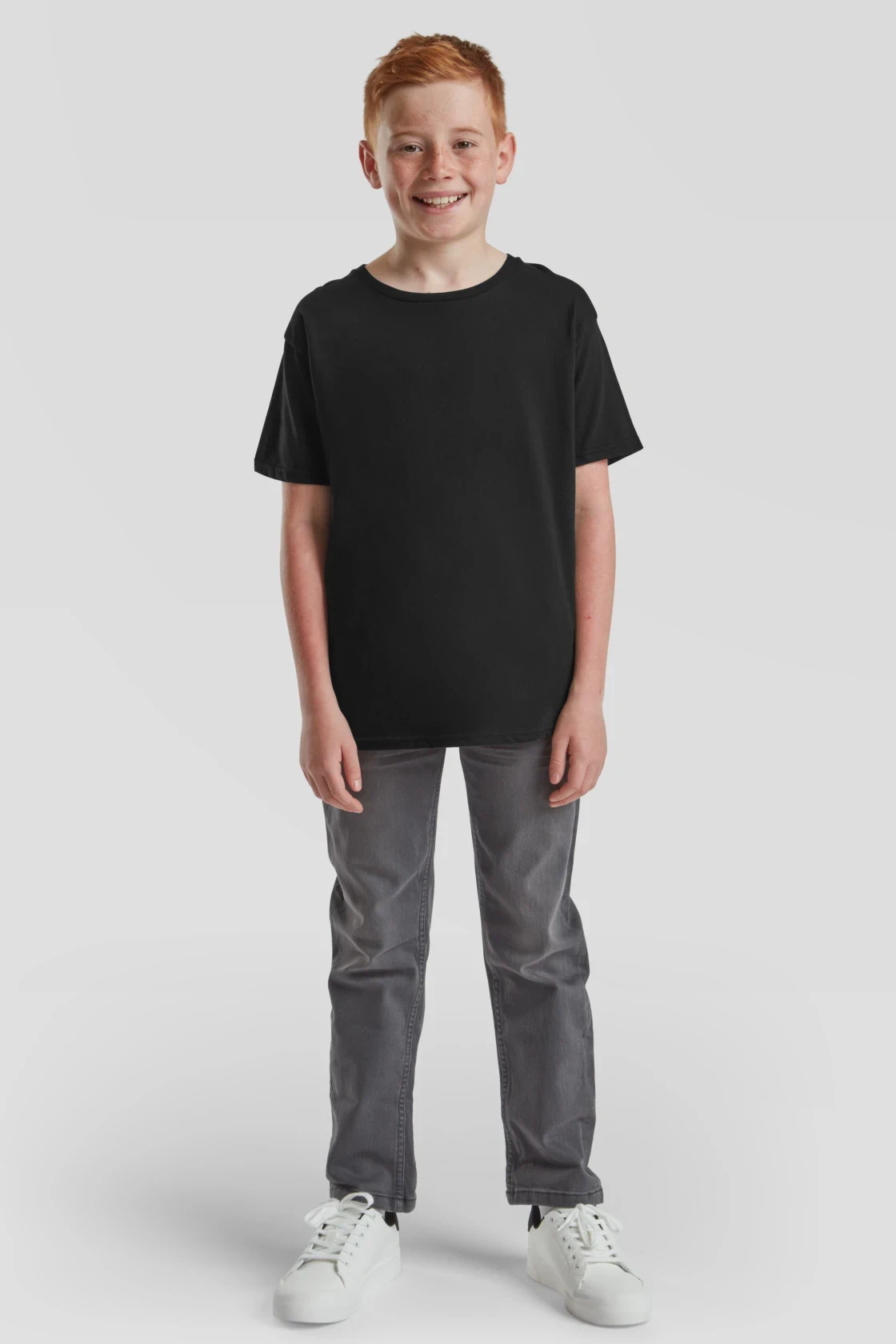 fruit-of-the-loom-61-023-0-kids-iconic-150-t-shirt-black-model-3 F.O.L. Kids Iconic T