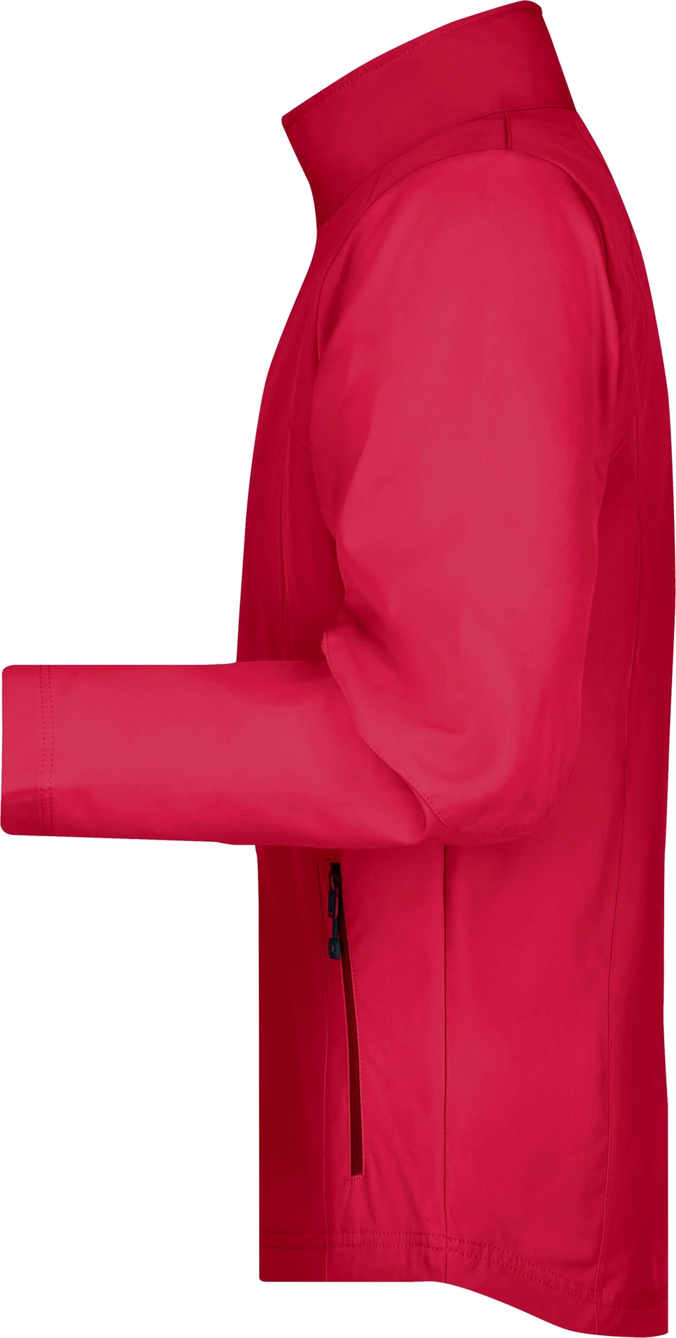 jn1020-mens-softshell-jacket-red-left-4 James & Nicholson Men's Softshell Jacket