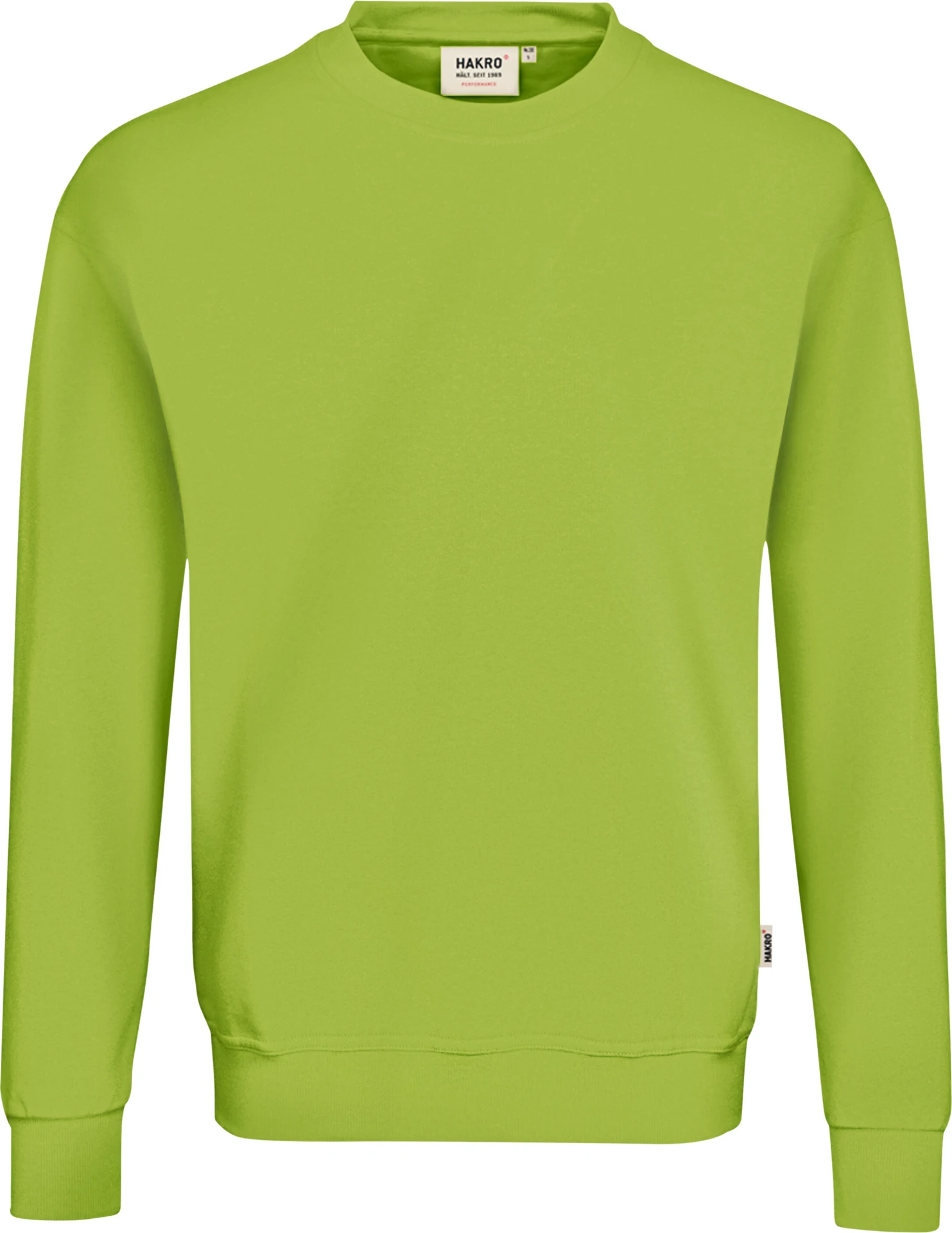 hakro-475-sweatshirt-mikralinar-kiwi-front-1 HAKRO Sweatshirt 475 Mikralinar®
