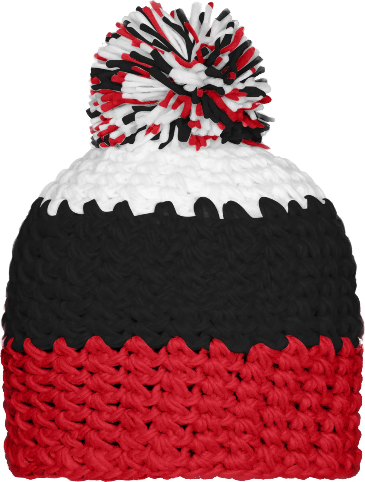 daiber Crocheted Cap With Pompon