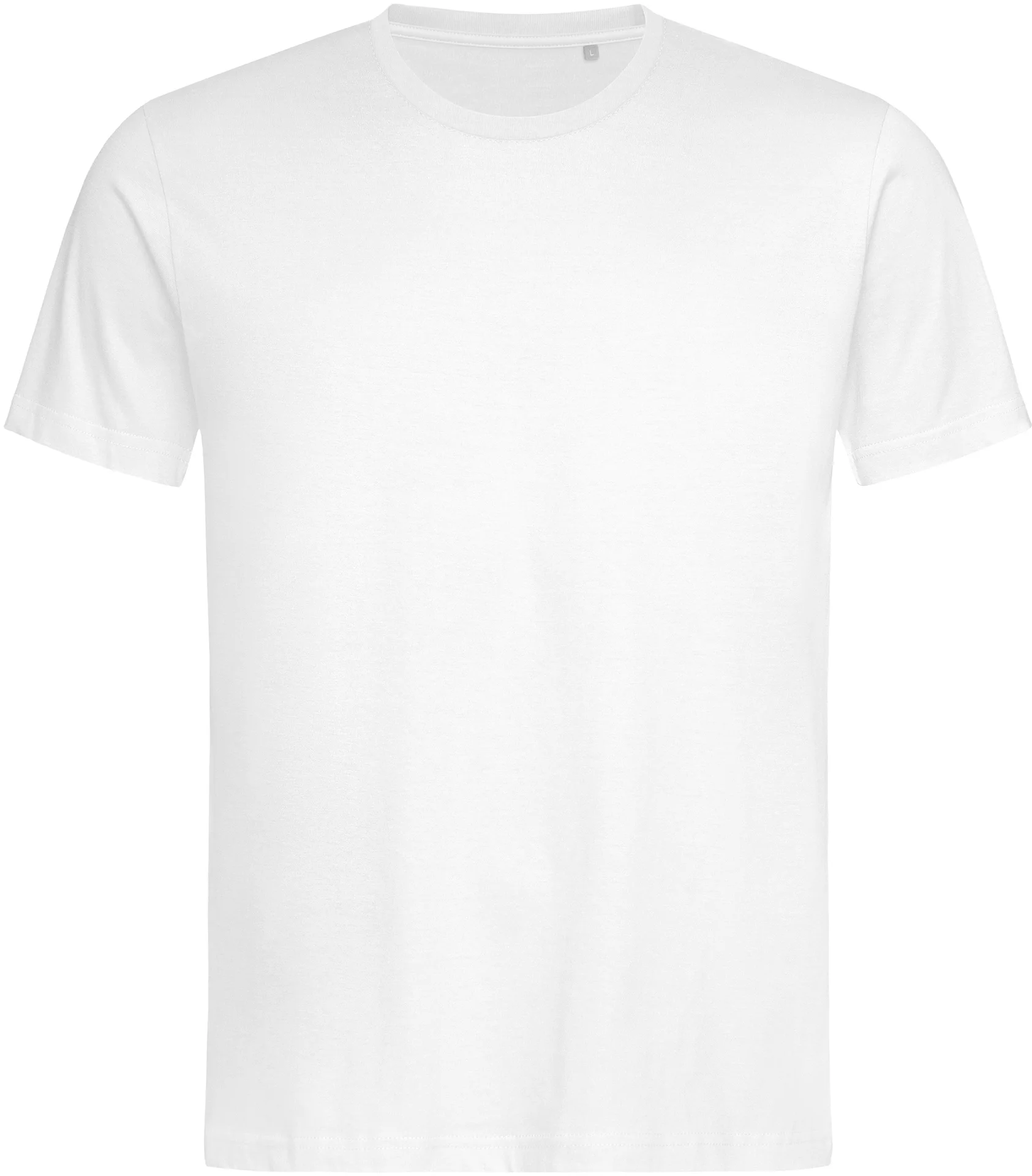 stedman-st7000-crew-neck-t-shirt-lux-white-front-4 Stedman Unisex Lux T-Shirt