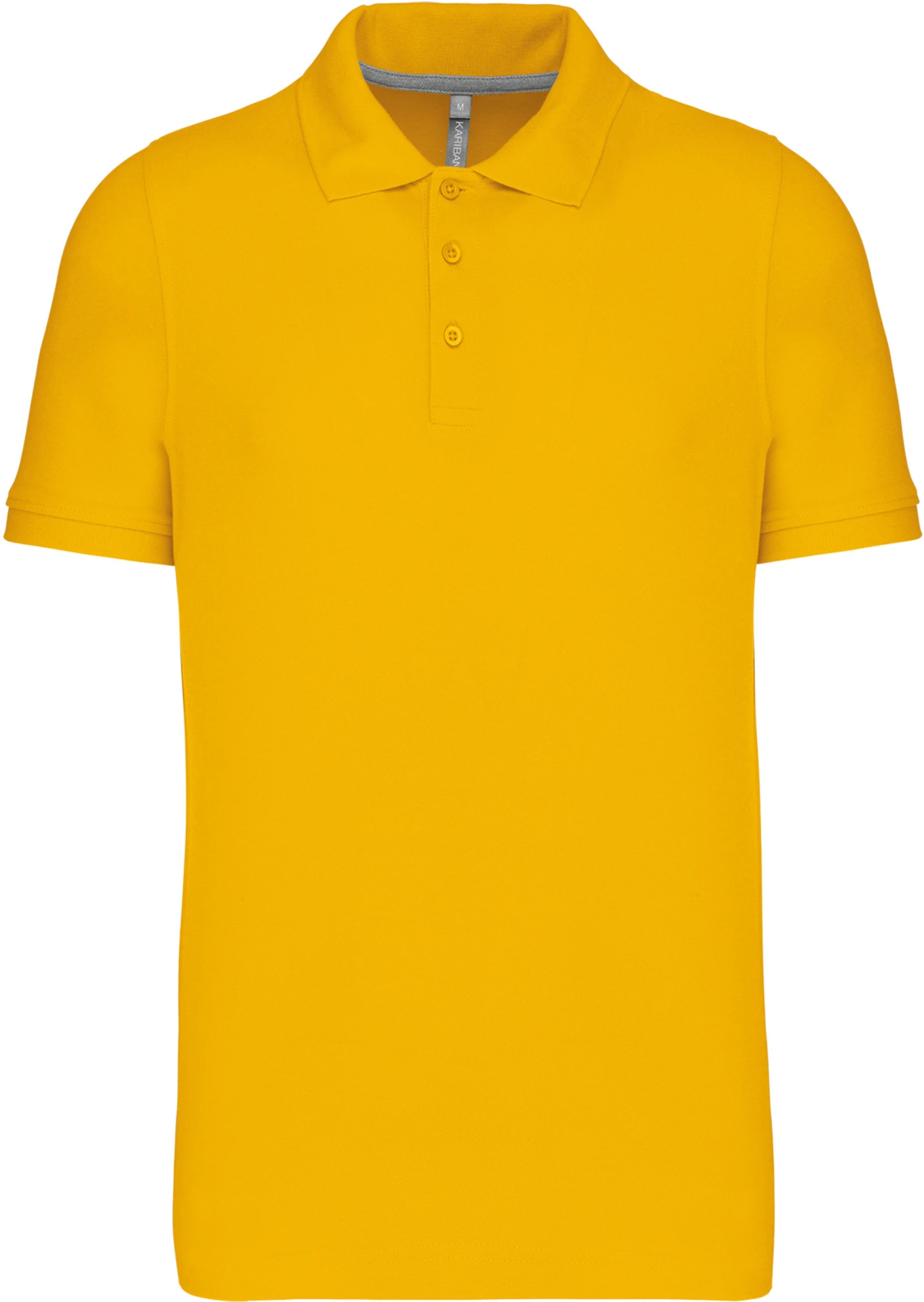 kariban-K241-herren-pique-polo-yellow-front-3 Kariban Herren Piqué Polo