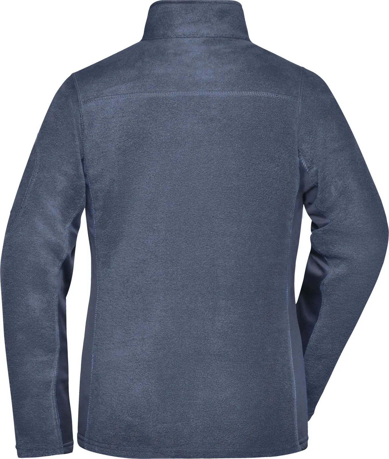 jn841-ladies-workwear-fleece-jacket-navy-navy-back-5 James & Nicholson Ladies Workwear Fleece Jacket -Strong-