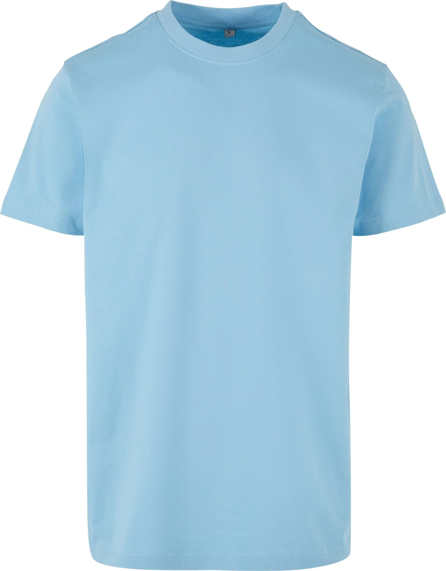BYB-BY004-t-shirt-round-neck-balticblue-front-4 Build Your Brand T-Shirt Round Neck