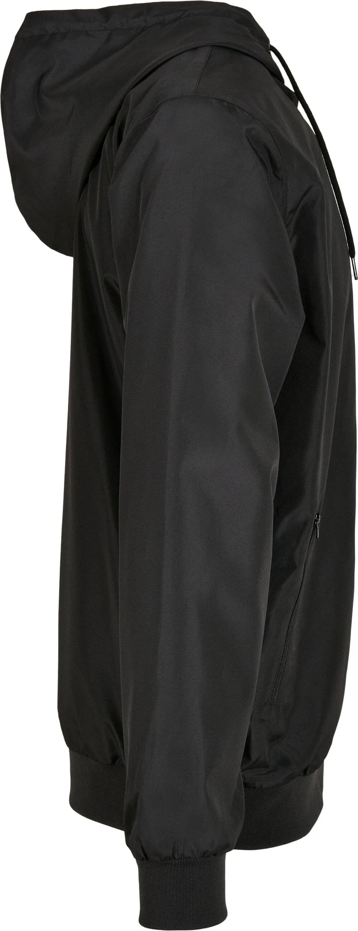 BYB-BY151-recycled-windrunner-black-right-8 Build Your Brand Recycled Windrunner