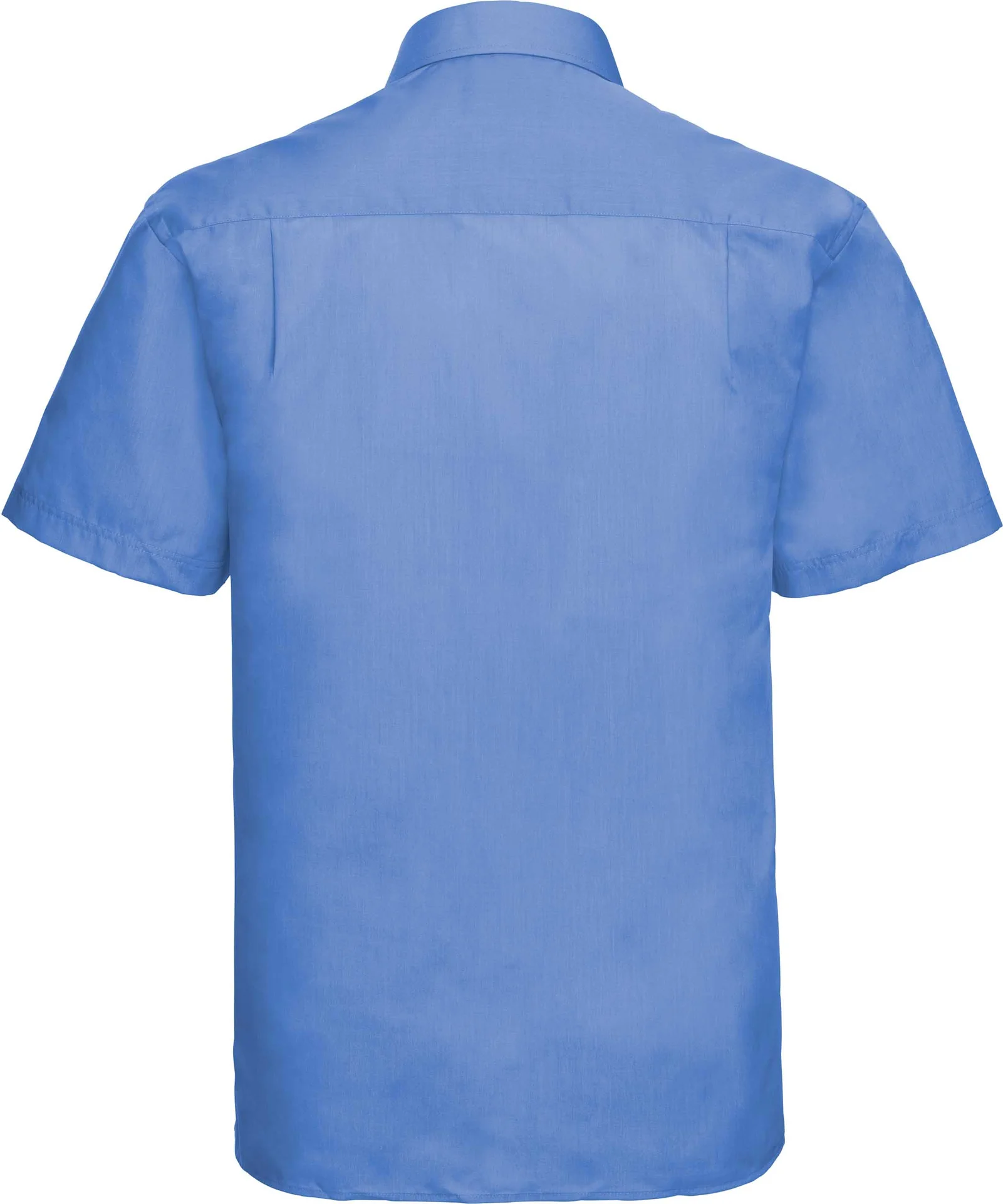 Russell Men's Short Sleeve Polycotton Easy Care Poplin Shirt