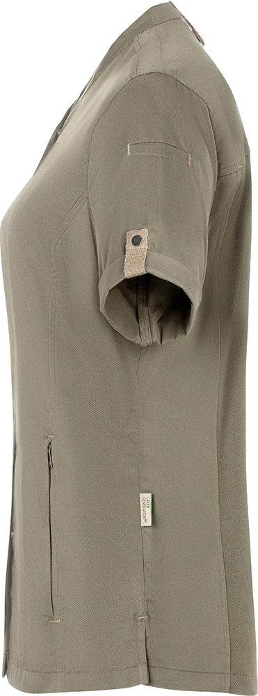 KARLOWSKY Damenkochjacke Green-Generation Kurzarm