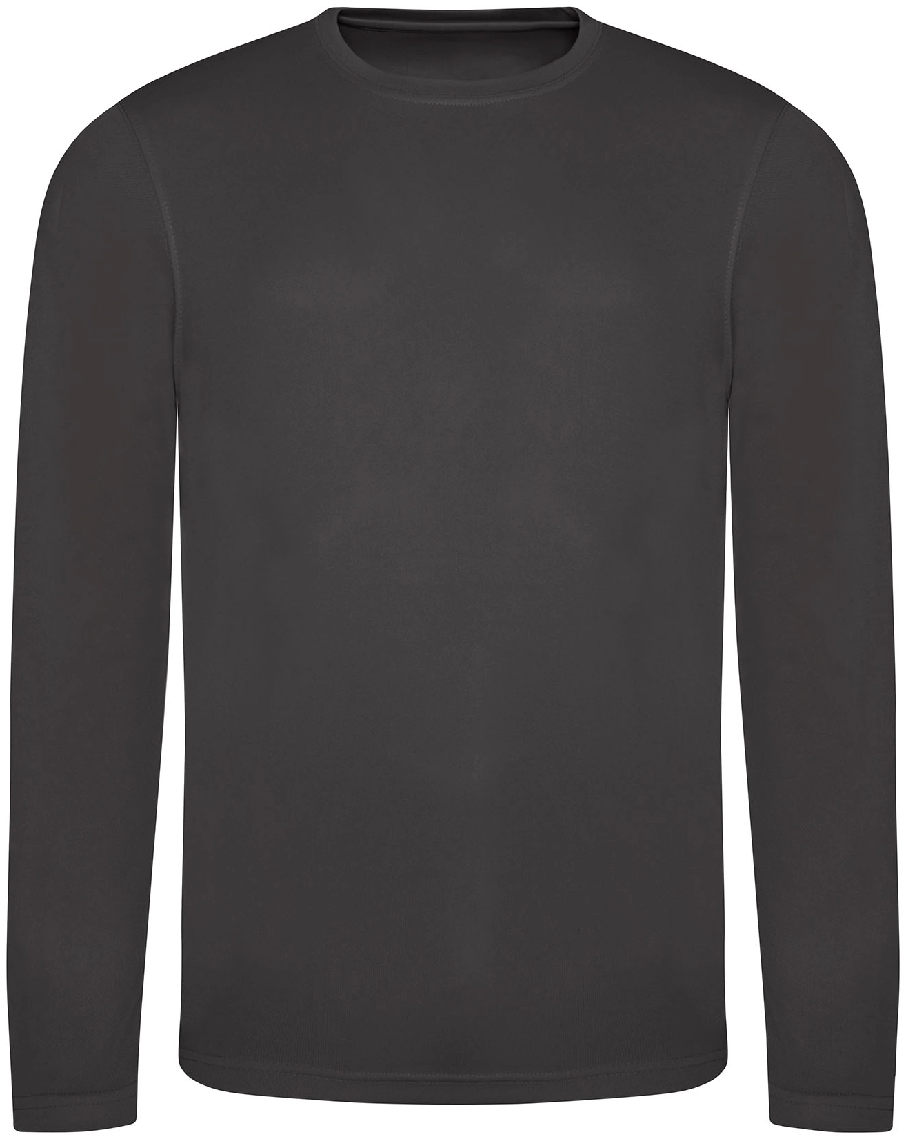 justcool-jc002-long-sleeve-cool-t-shirt-charcoal-front-1 Just Cool Long Sleeve Cool T