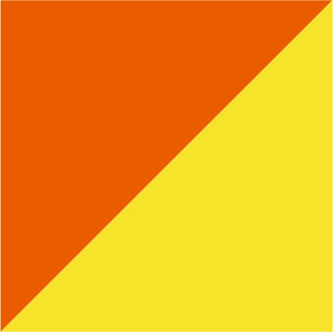 leuchtorange/leuchtgelb