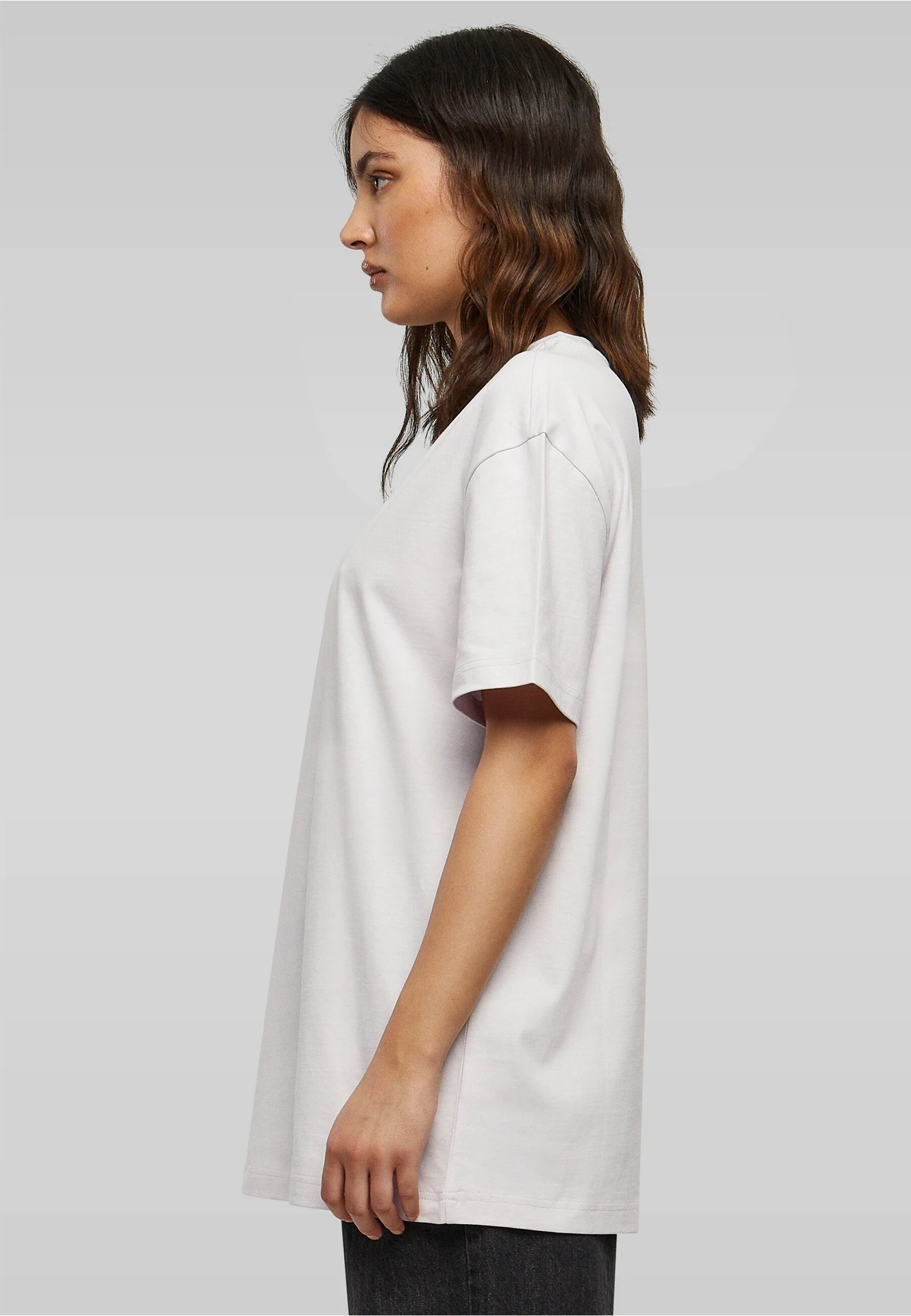 Build Your Brand Ladies Oversized Boyfriend Tee