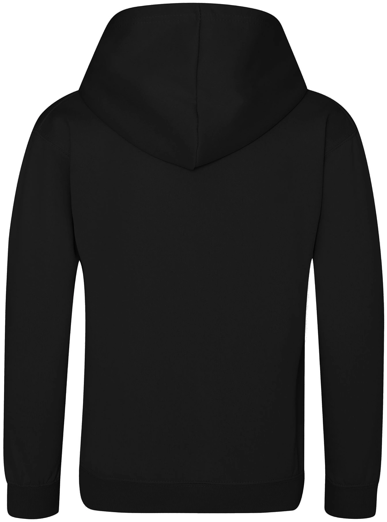 justhoods-jh006j-kids-sports-polyester-hoodie-jetblack-back-3 Just Hoods Kids Sports Polyester Hoodie