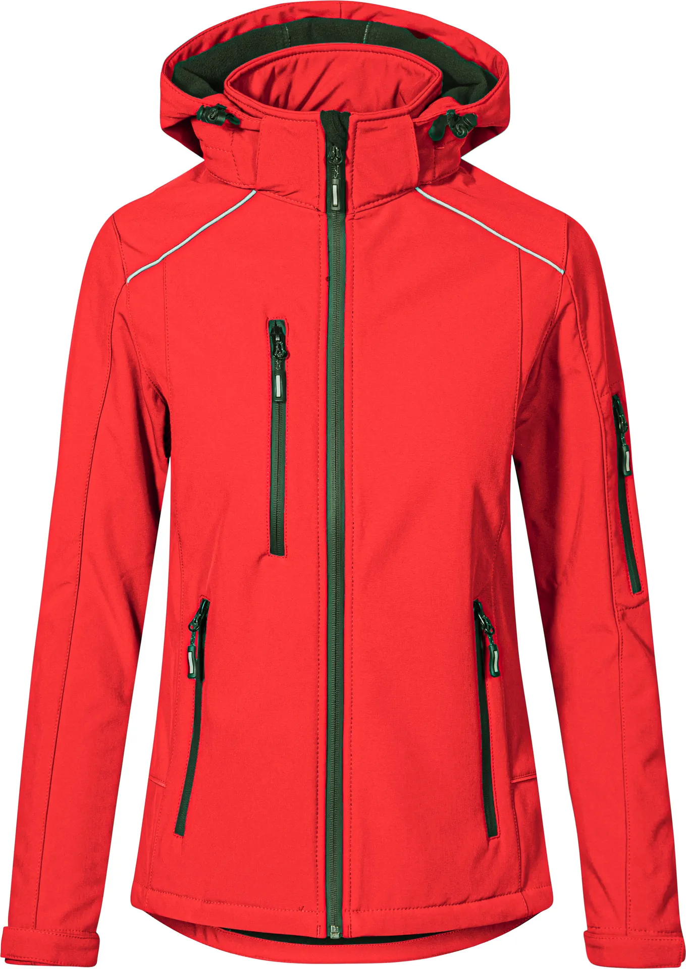 promodoro-7855-womens-softshell-jacket-firered-front-3 Promodoro Women's Softshell Jacket