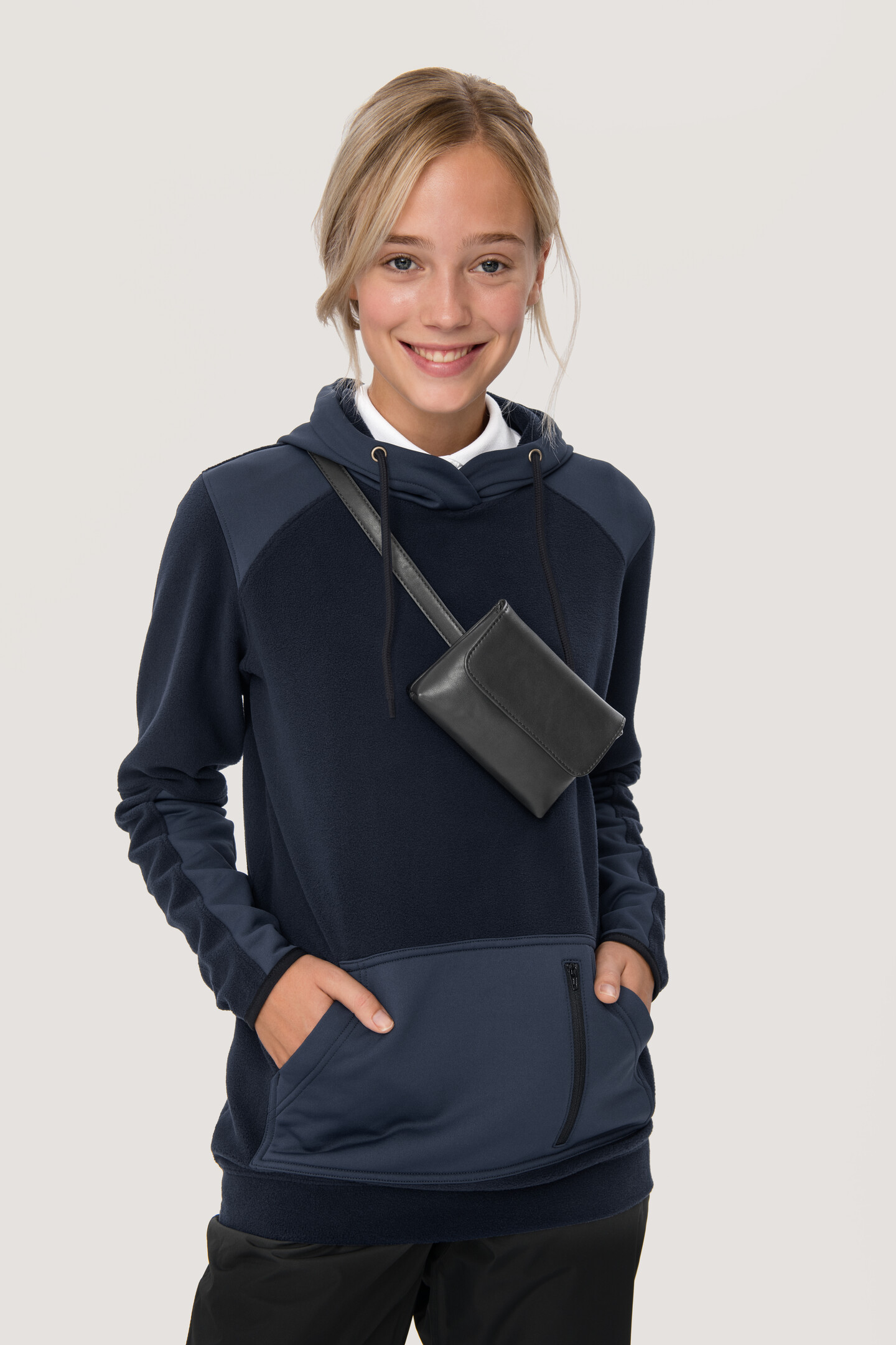 HAKRO Damen-Kapuzen-Stretchfleece 243 Morris HAKRO Damen-Kapuzen-Stretchfleece 243 Morris
