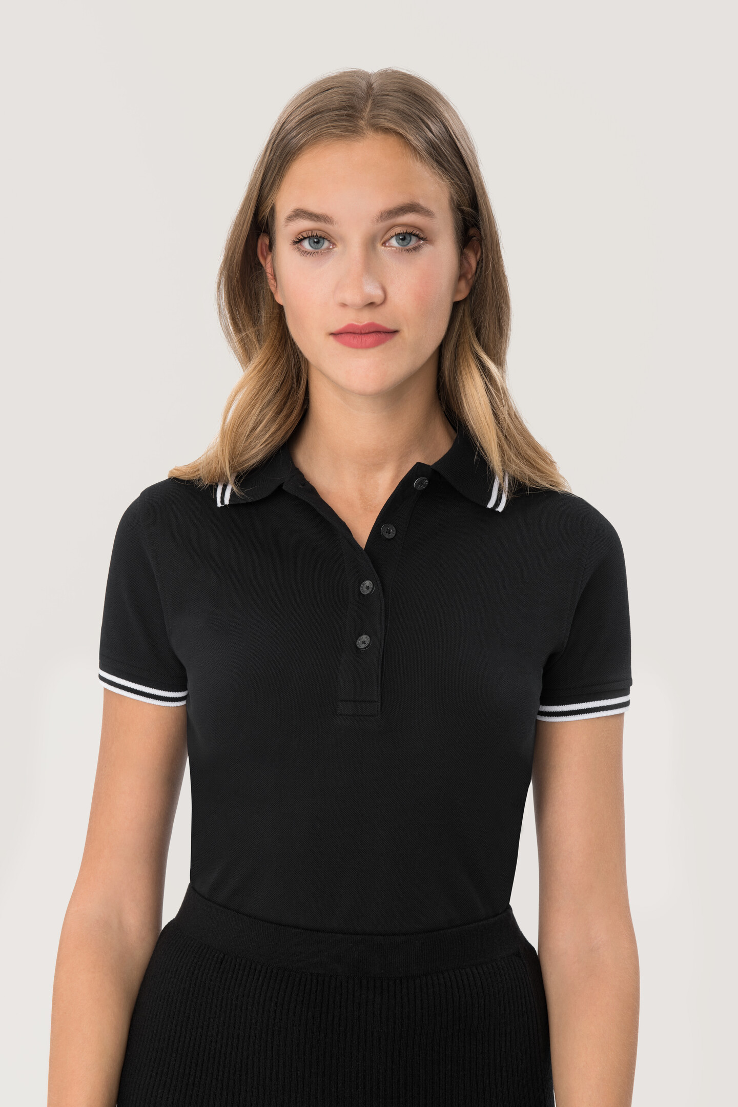 HAKRO Women-Poloshirt 205 Twin-Stripe HAKRO Women-Poloshirt 205 Twin-Stripe